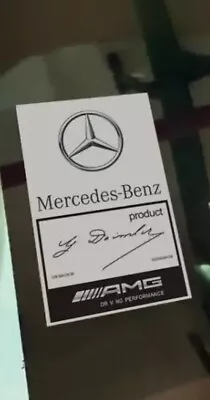 Mercedes-Benz AMG Clear Static Adsorption Interior Car Windshield Decal Sticker • $19