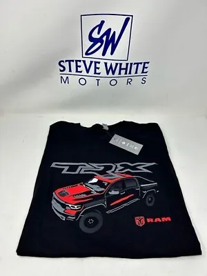 RAM Logo TRX Pickup Truck Cotton T-Shirt XL Black Official Licensed Mopar • $34.26
