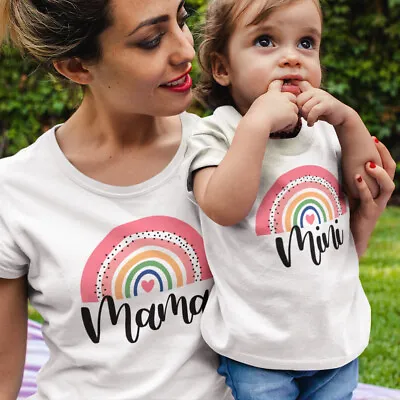 Mothers Day Gift Mama And Mini Matching T Shirt Mummy Daughter Matching Outfits • $9.94