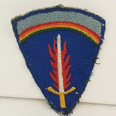 £18 • Buy 1950s  US Army Europe Colour  Shoulder Sleeve Insignia Patch