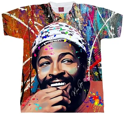 MARVIN GAYE PAINTING SUB.Black History T-shirts Black History Tees • $21.99