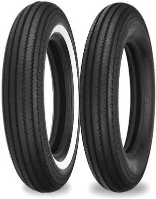 Shinko Classic 270 Front Rear Vintage Tire 5.00-16 130/90 Whitewall WWW 87-4621 • $130.91