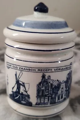 Nice Delft Blue Jar With Lid Great Condition! Must See! • $15