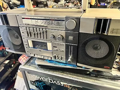 JVC Boombox PC-R11JW 80's Old School Vintage Cassette Radio Ghetto Blaster  • $480