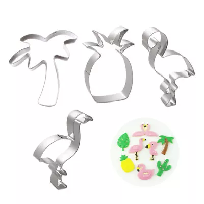  Coconut Tree Shape Cookie Cutters Stainless Steel Cake Mould Fondant Biscuit • $8.95