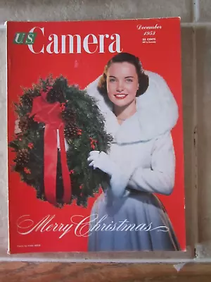 US Camera Magazine December 1953 Merry Christmas PL 57 • $14.99