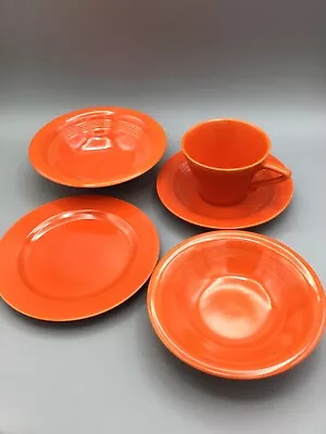 Vintage HLC Harlequin Red - 1939-1942 Dinnerware - Your Choice- Retro Fiesta • $23.92