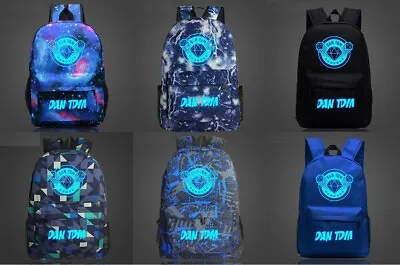 DаnTDM Backpack Glow In Dark School Bag Kids AU Shop • $29