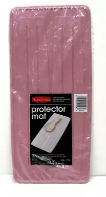 Vintage 1986 Rubbermaid Protector Mat No. 1311 Mauve 8 X 17 In USA NOS NEW • $60