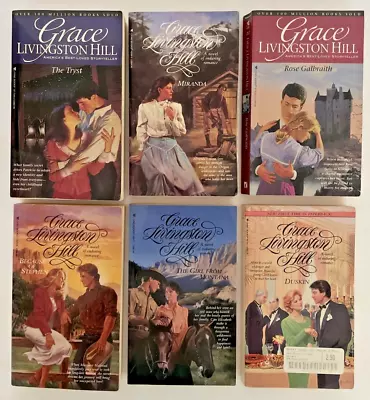 Grace Livingston Hill Books Lot 6 Vintage 1940's Christian Romance Books Box G • $9.50