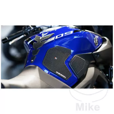 Motorcycle Tank Pad Protector Accessories Black For Yamaha MT-09 2013-2020 • $106.04