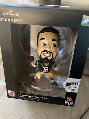 Aaron Rodgers Green Bay Packers NFL Bobblehead Wobbles Hallmark Ornament 2020 • $18