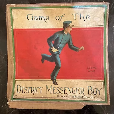 Game Of The District Messenger Boy 1905 Rare Version By Mcloughlin Brothers • $75