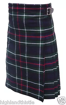 Brand New Mackenzie Tartan Kilt With Two Buckle Scottish Highland Thistle KILT • £21.49