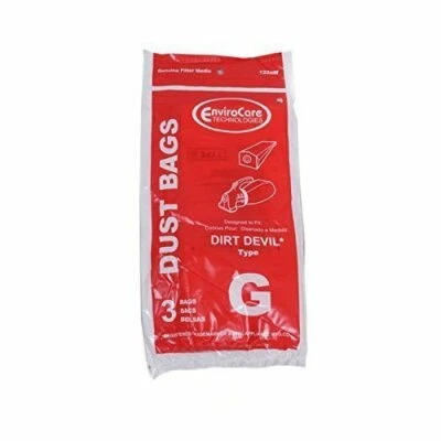 $6.81 • Buy Dirt Devil Type G Hand Vacuum Cleaner 3 Bags Per Pack # 122SW By Dirt Devil