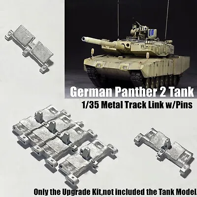1/35 German Leopard/Panther 2 Heavy Tank Lead-tin Alloy Track Links W/Metal Pins • $41.80