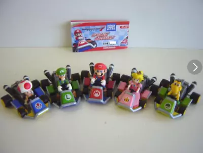 Super Mario Bros. Mario Kart 7 Racing Collection Pullback Car All 5 Types Set • $213.16