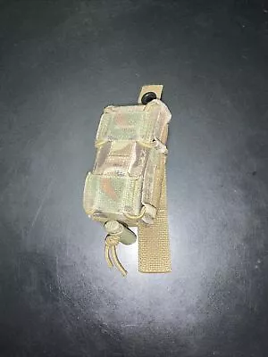 TYR TACTICAL COMBAT ADJUSTABLE PISTOL MAG POUCH HAPPY-MULTICAM W/O Pull Tab • $12