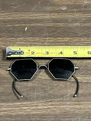$120 • Buy Rare ~ VINTAGE WILLSON OCTAGONAL  SUNGLASSES   “WILLSON” Dark!