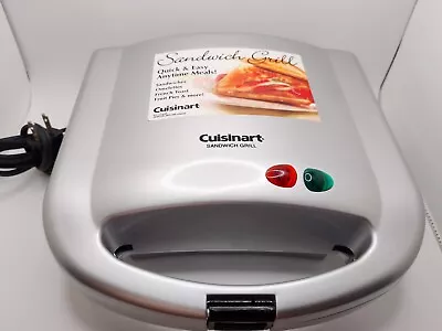 Vtg Cuisinart Electric Sandwich Grill Non Stick Surface Dual Maker French Toast • $17.99