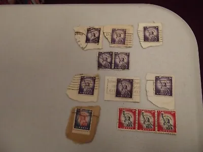 Used Liberty United States Postage Stamps(8) 3 Cents (3) 11 Cents (1) Eight Cent • $9.99