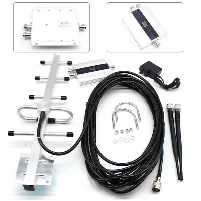 GSM Cell Phone Signal Repeater Booster Amplifier LCD 900MHz + Yagi Antenna Kit • $40.85