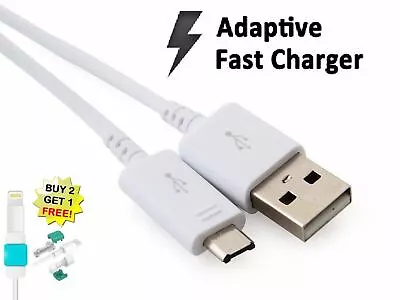 1m/2m/3m SAMSUNG FAST CHARGE CABLE Galaxy Note5/4/S6/S7/S4/S3 Edge MICRO USB 2.0 • $6.70