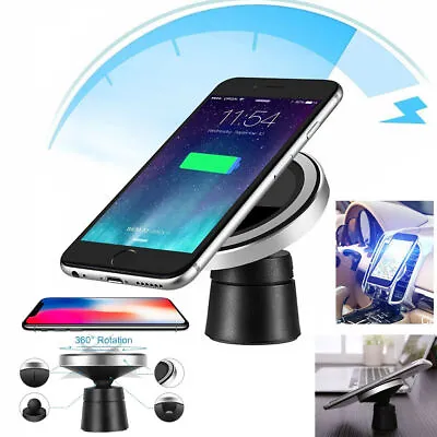 Magnetic Wireless Fast Car Charger Holder Pad For IPhone 15 14 13 12 11 Pro MAX • £19.99