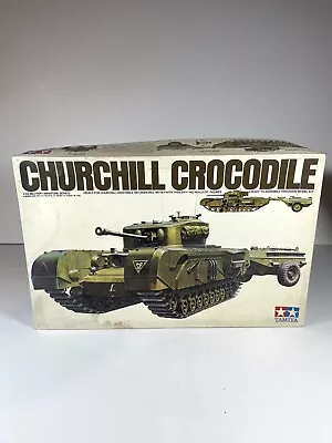 Tamiya Churchill Crocodile 1/35 Series 100 Model Kit Flamethrower Tank - NEW! • $44.99