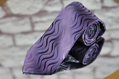 Lord R Colton Basics Tie Purple & Pink Swirl Woven Necktie 56 X 3.25 In NEW • $14.99