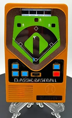 Vintage 2001 Mattel Classic Baseball Handheld Electronic Game Tested Works • $28.99