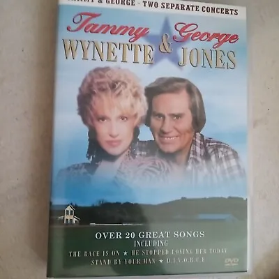 Tammy Wynette & George Jones - DVD 2 Separate Concerts ~ 21 Tracks Like New • £3.99