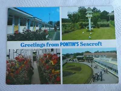 Vintage Postcard; Greetings From Pontin's Seacroft (2886) UNUSED Great Yarmouth • £3.30