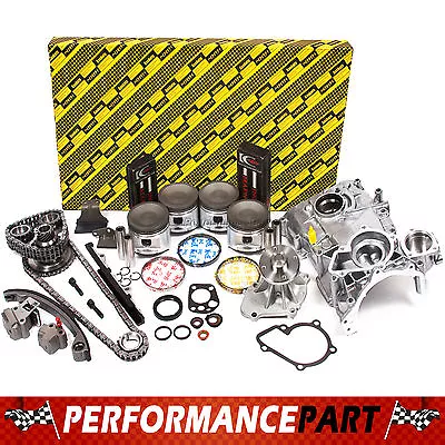 Fits 95-97 Nissan 240SX 2.4 Master Engine Rebuild Kit KA24DE • $1299