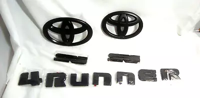 Blackout Overlay Emblem 5 Pcs Set TOYOTA LOGO/ 4 Runner SR5 • $26.50