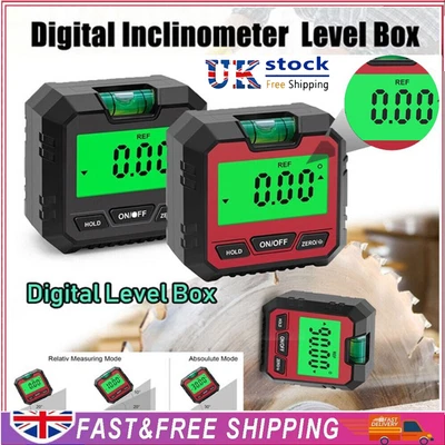 £6.59 • Buy 360�� Magnetic Digital Protractor Angle Finder Gauge Inclinometer Level Meter UK