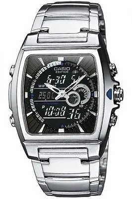 Casio EFA120D-1AV Edifice Combo Silvertone Watch 100 Meter WR Chronograph • $64