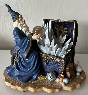 San Francisco Music Box Co Merlin Music Box Wizard Zodiac Globe Marjorie Sarnat  • $84.99