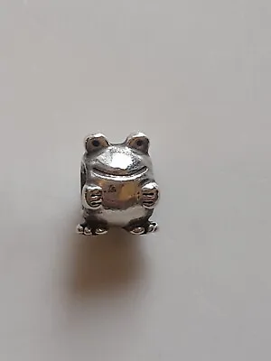 Pandora Retired Sterling Silver 925 ALE Frog Bracelet Charm • £22.99