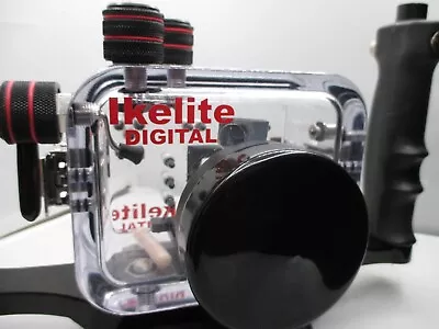 Ikelite Digital  Underwater Housing Camera Heavy Clear Plexiglass Dive Case Read • $35