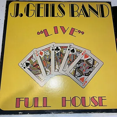 The J. Geils Band “Live  Full House (1972) LP Atlantic SD 7241 (10) • $9.99