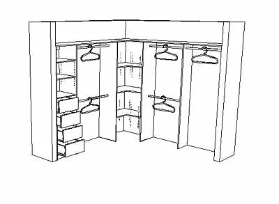 $645 • Buy Wardrobe Insert Package 3