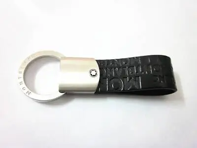 MONTBLANC KEY RING KEY CHAIN LEATHER MB 112693 For Men GIFT • $116