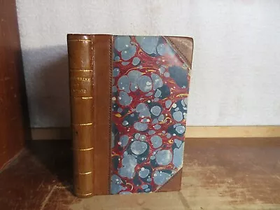 Old PHILOSOPHICAL STUDIES CATHERINE DE MEDICI Leather Book 1879 BALZAC ANTIQUE • $15.50