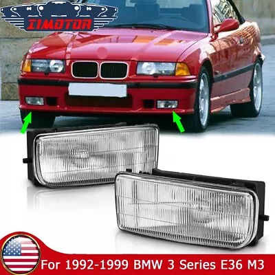 Fog Lights For 1992-1999 BMW M3/E36 318i 318is 318ti 320i 323i 323is 3 Series • $37.99