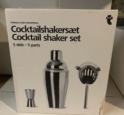 Stainless Steel Cocktail Shaker Set • £7