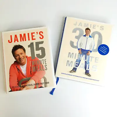 $24.90 • Buy 2 X Jamie Oliver - Jamie's 15 / 30 Minute Meals - Recipes Cookbook - Hardcover