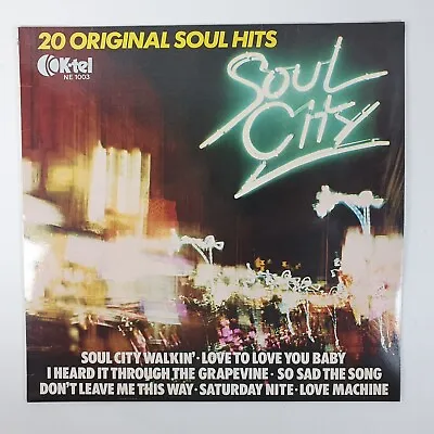 Soul City 20 Original Soul Hits Vinyl 12  LP Record K-Tel 1977 VG+/VG+ • £10.99