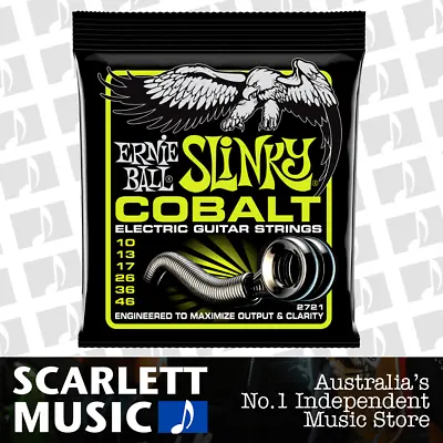 $23.95 • Buy Ernie Ball Regular Slinky Cobalt Electric Guitar Strings 10 - 46 ( 2721 )
