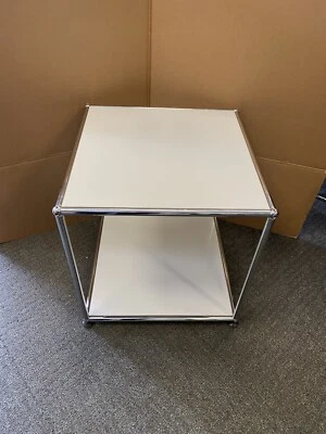 USM Haller Coffee Side Table 500mm X 500mm Light Grey • £230